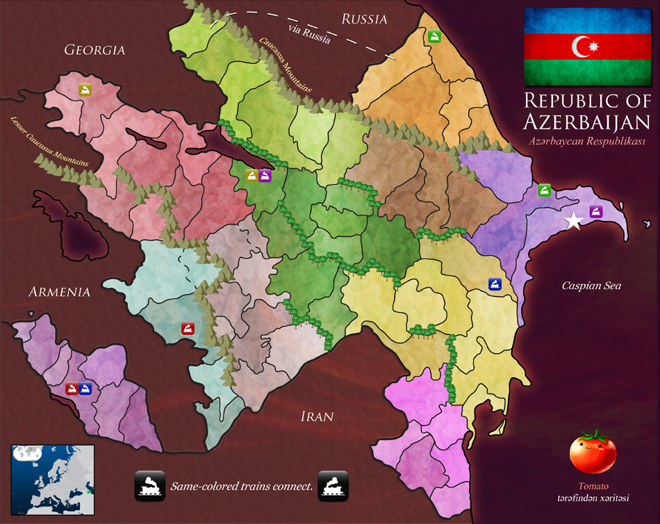 the map